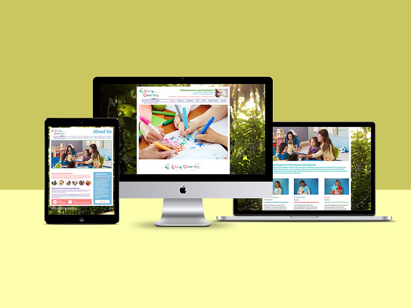 Little Dreamers-Homepage Design