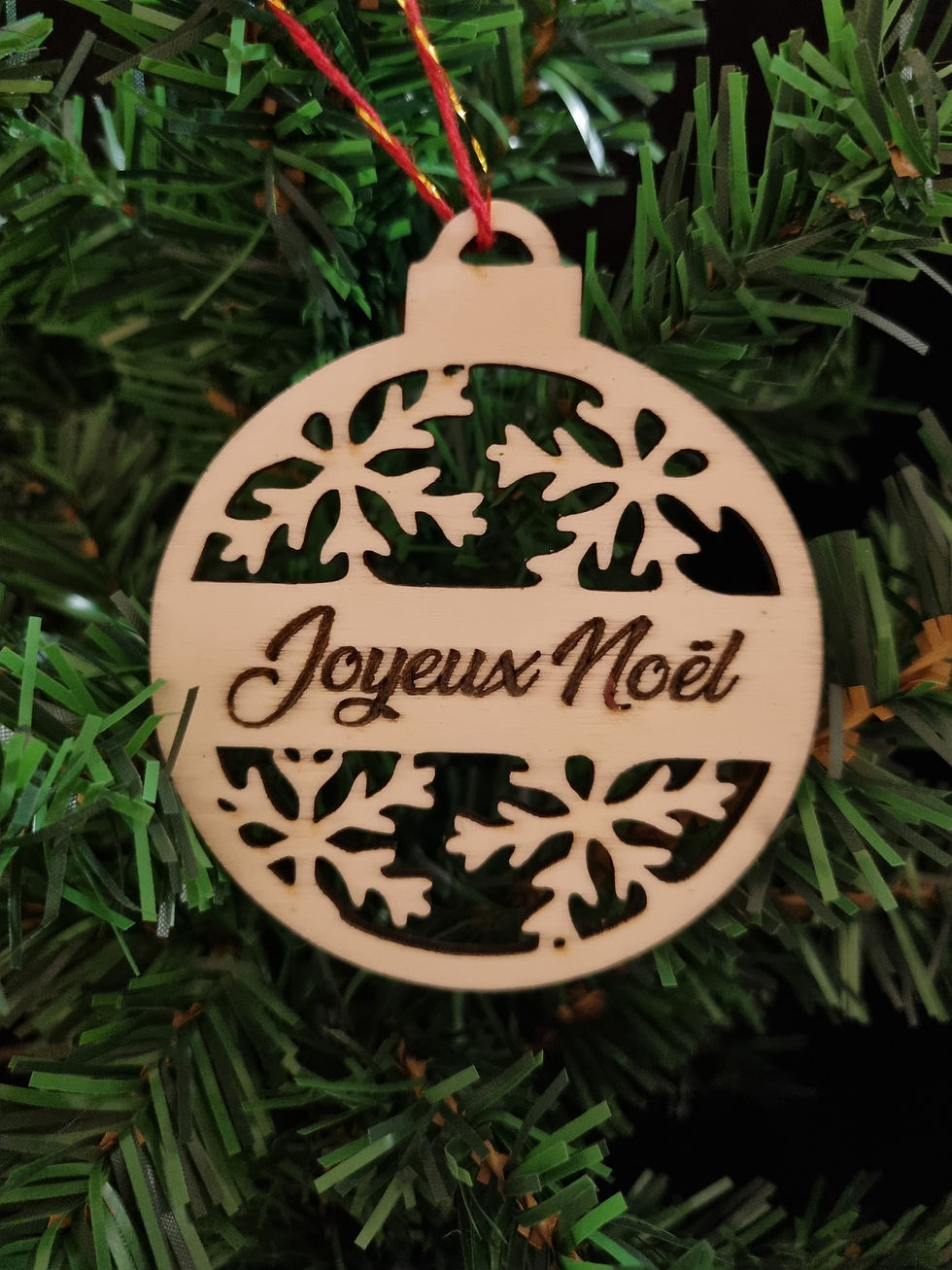 Miniature : Boules de Noël personnalisable