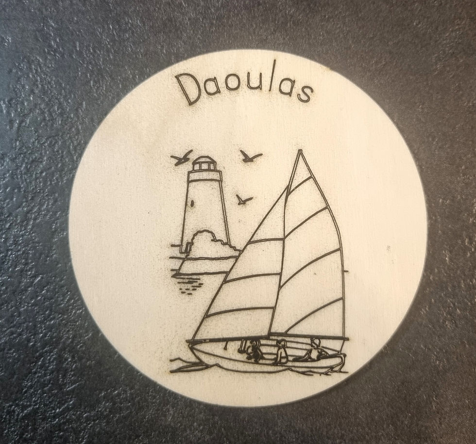 Miniature : Dessous de verre Bateaux
