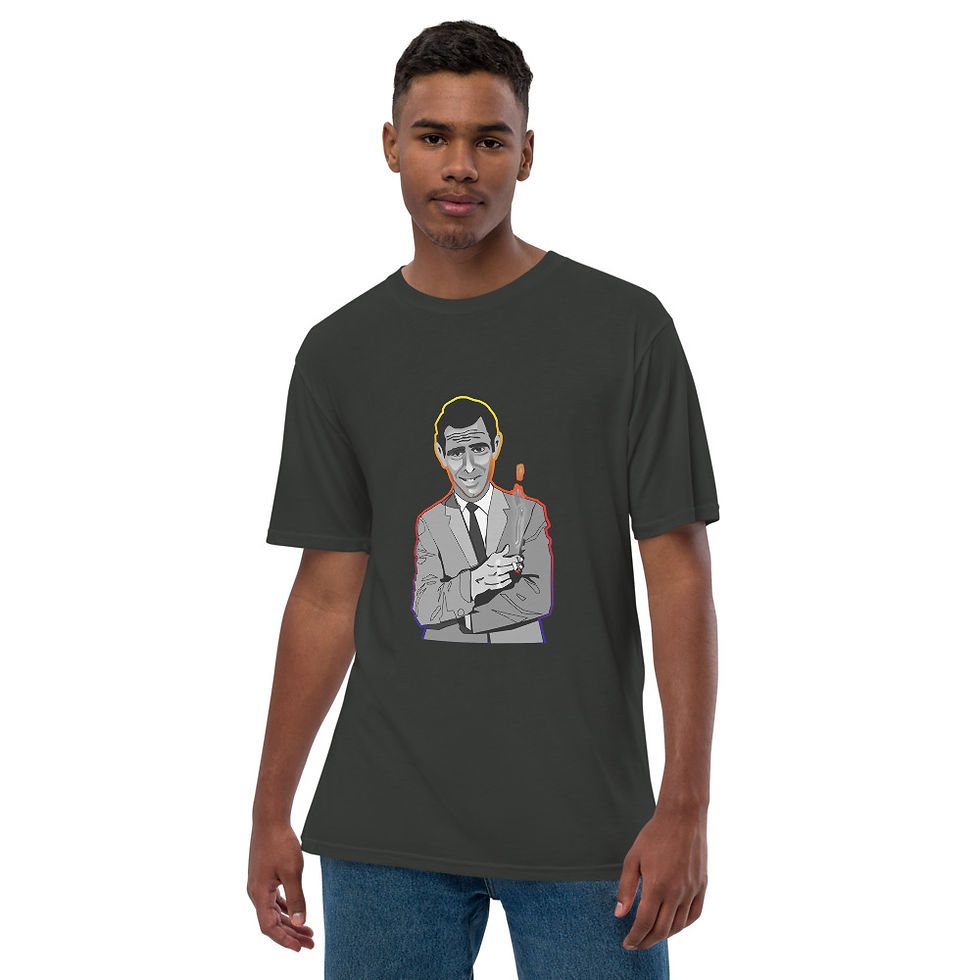 Thumbnail: Rod Serling (Being Like EveryBody) - Unisex premium viscose hemp t-shirt