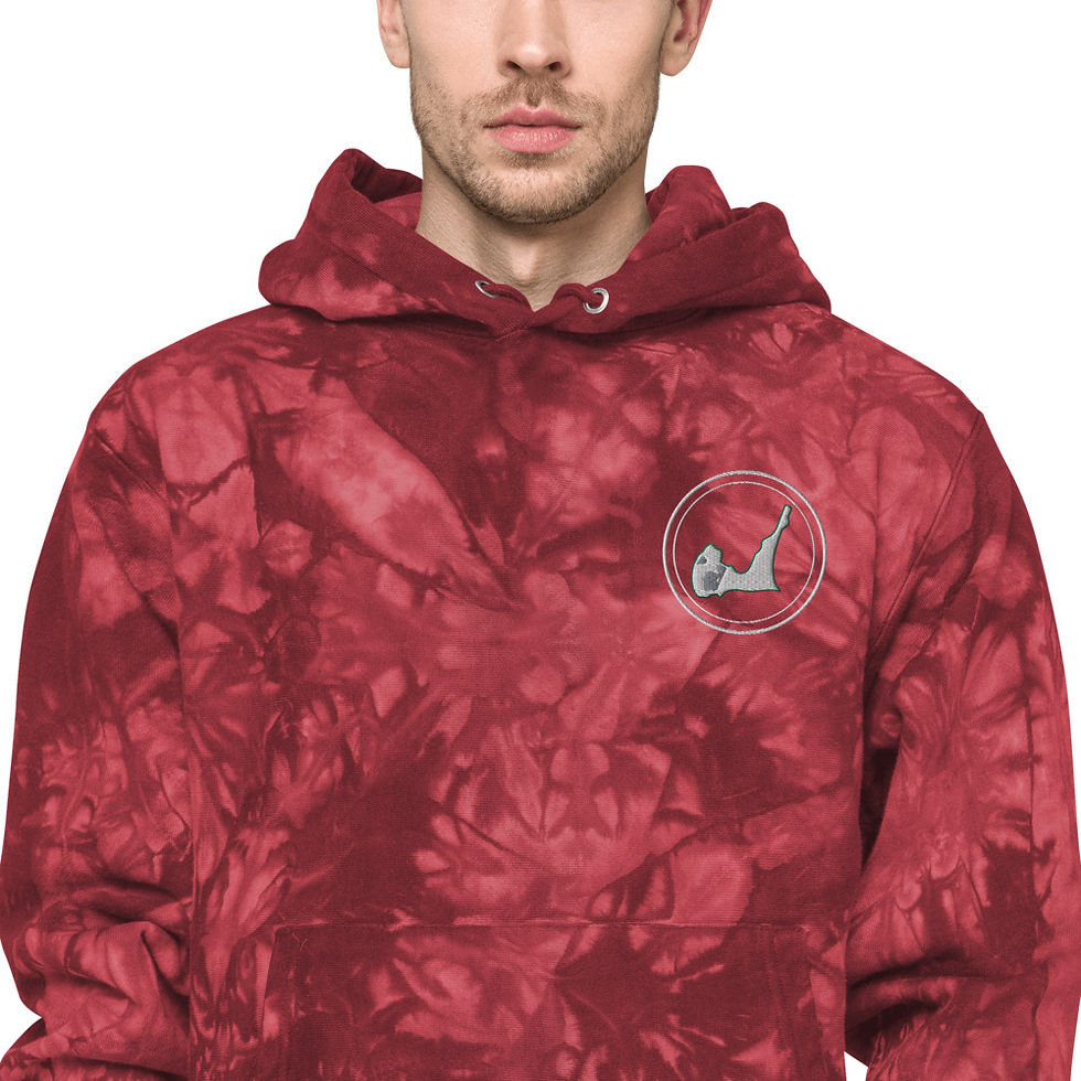 Thumbnail: Tod's Point - Unisex Champion tie-dye hoodie