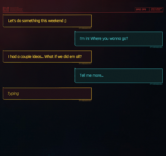 Custom Cyberpunk Texting Template.gif