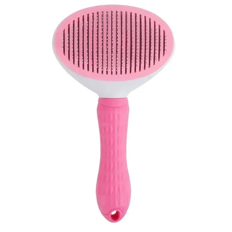 Pet Dog Brush Cat Comb Self Cleaning Pet Hair Remover Brush For Dogs Cats Groomi