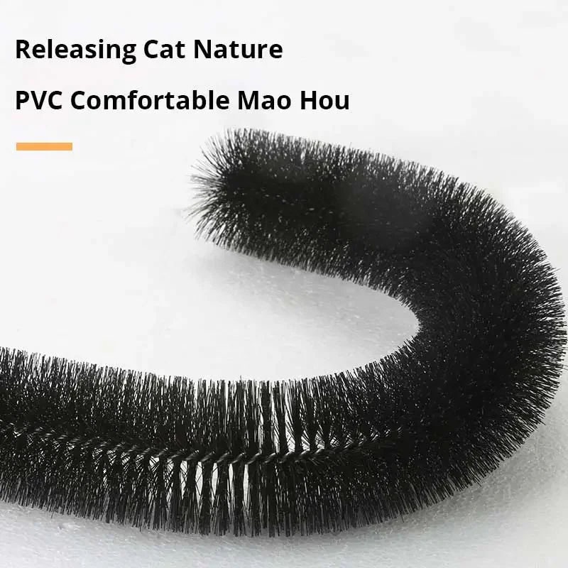 Cat Toy Arch Self Groome Pamper Feline with A Massage Grooming Rubbing Brush wit