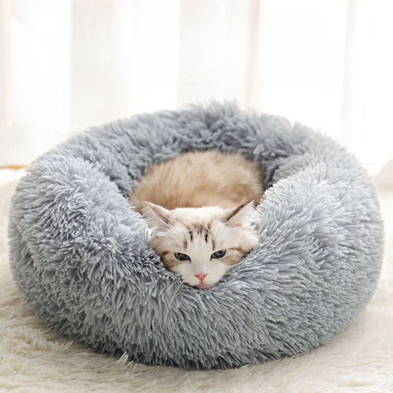 Home Plush Pet Nest Winter Cat Nest Dog Nest Warm Detachable and Washable Round