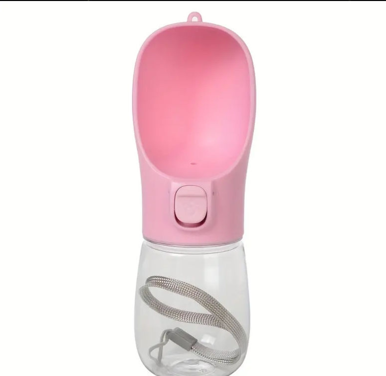 Dog Cat Water Bottle, Portable pet Water Bottle with Food Container, Outdoor Wat