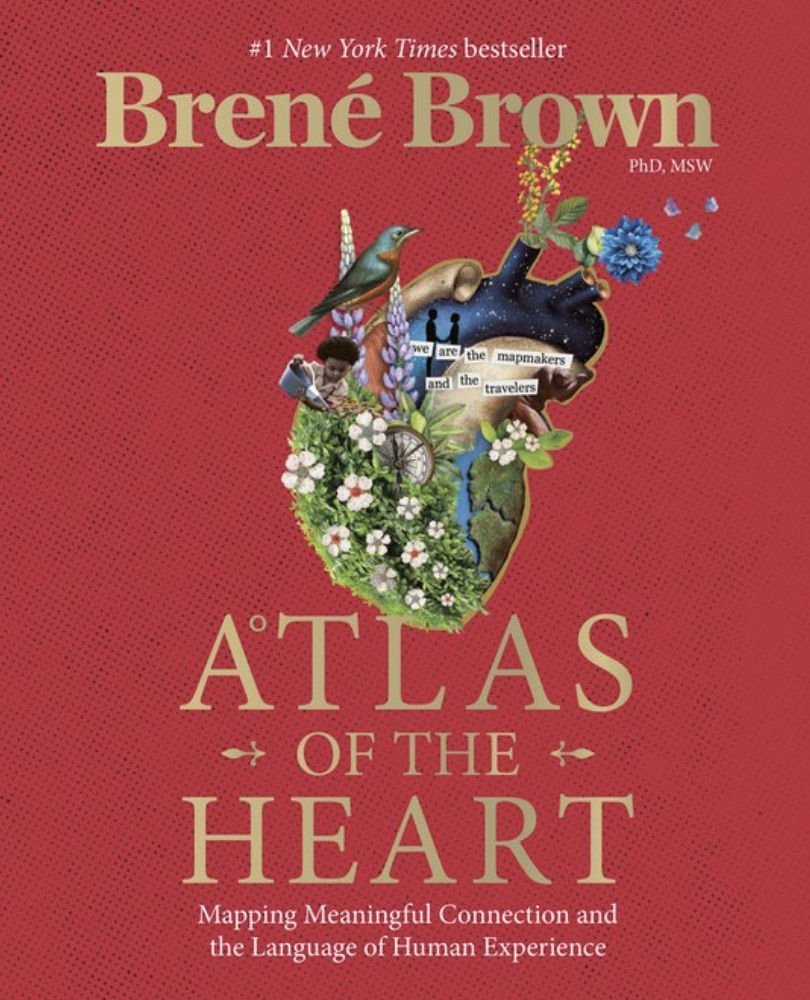 Book cover of Atlas of the Heart by Brené Brown