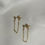 Thumbnail: chain loop earrings