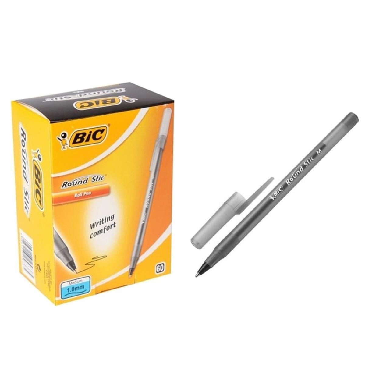 Bic Round Stıck Tükenmez Kalem Siyah  60 lı Paket