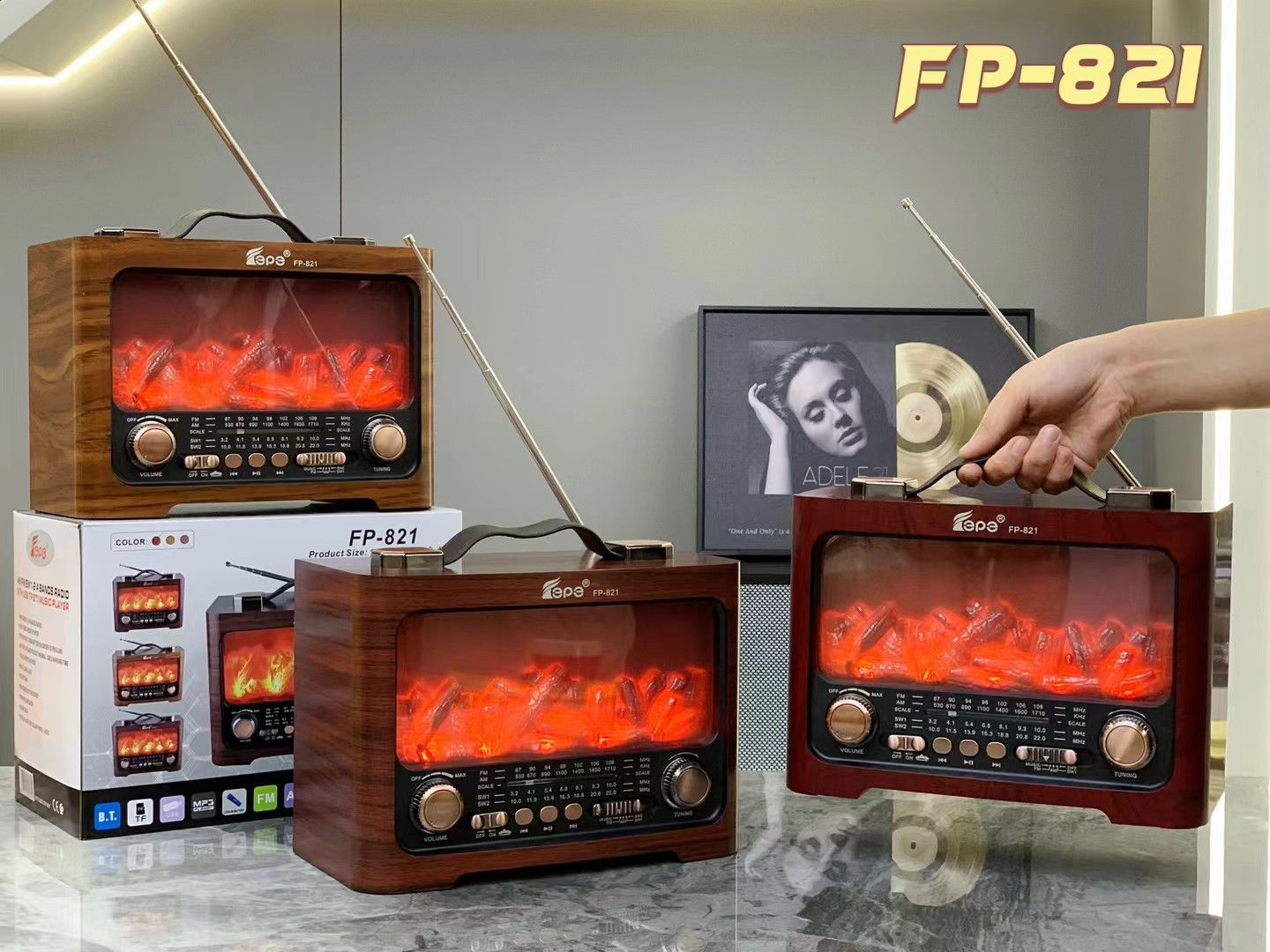 FEPE WIRELESS RADIO SPEAKER FP-821