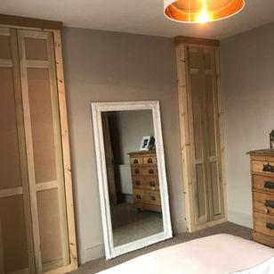 Cupboards built into alcoves Carpenter Leighton Buzzard
