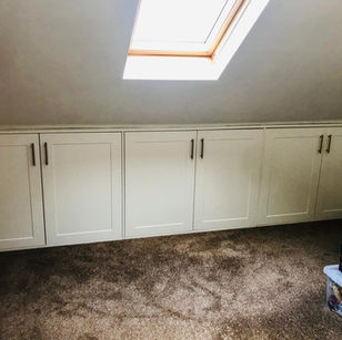 Cupboards under the eaves Carpenter Leighton Buzzard