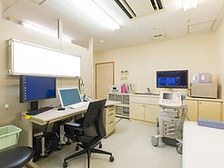 診察室と超音波検査