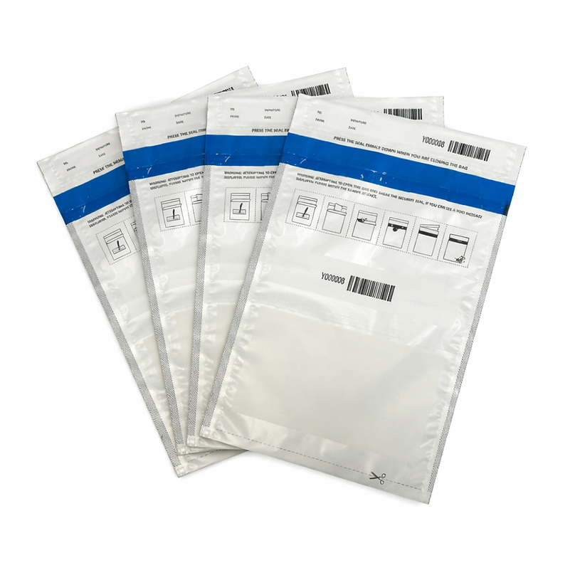 Security bags fan display