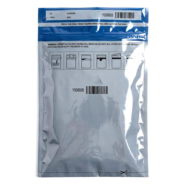 Custom Tamper Evident Security Bag