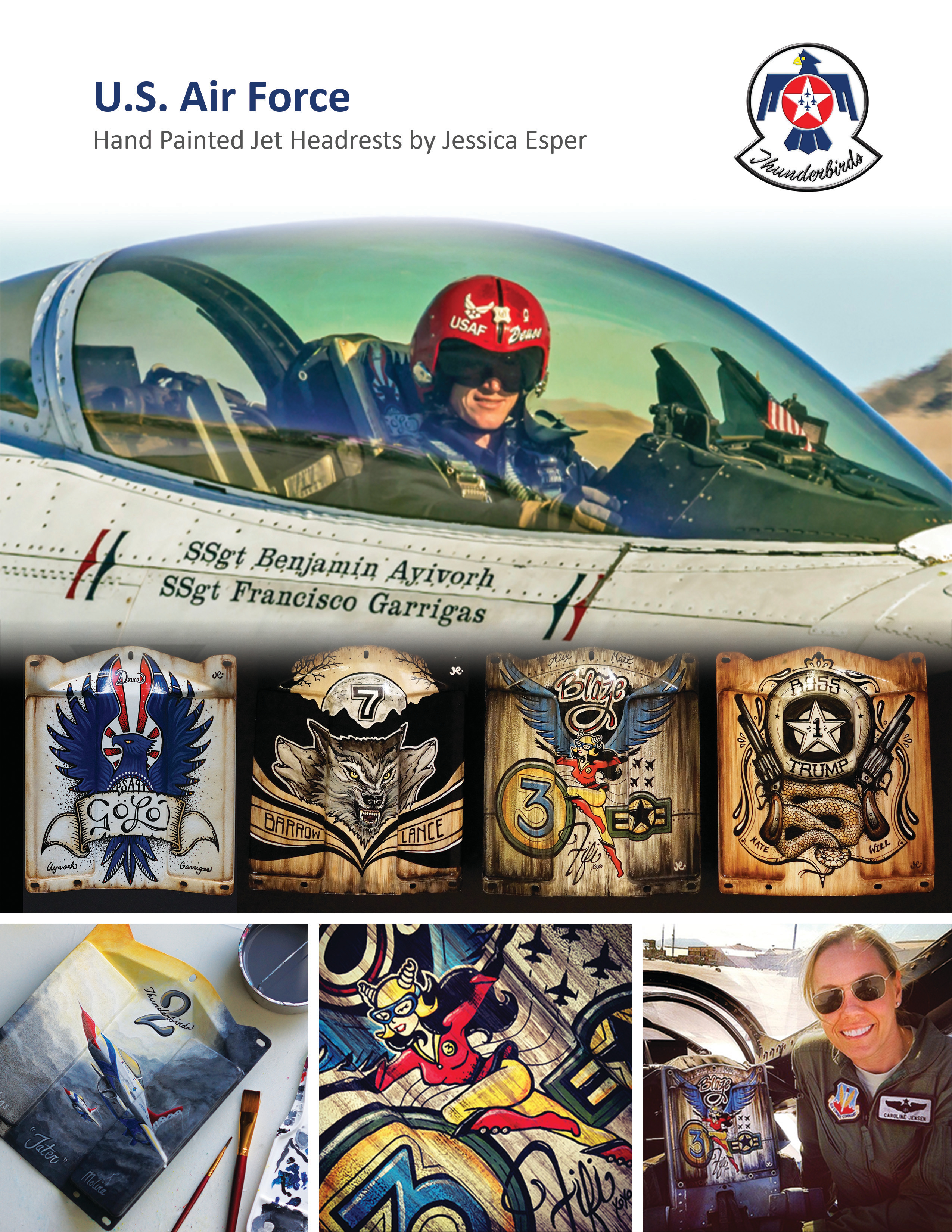 USAF Jet Headrests