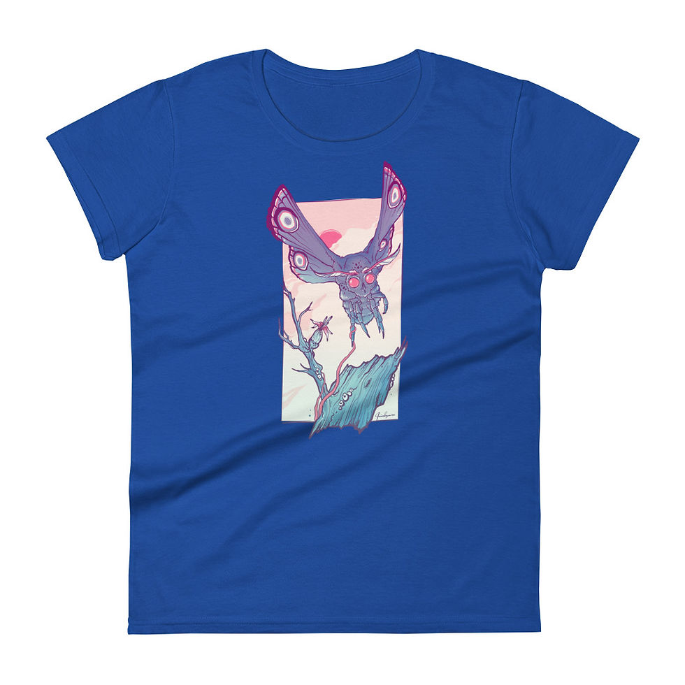 Thumbnail: Fallout Inspired Design 'Mothman' - Women's short sleeve t-shirt