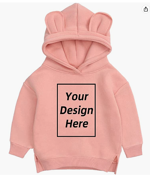 Thumbnail: Girls Hoodie with ears and logo