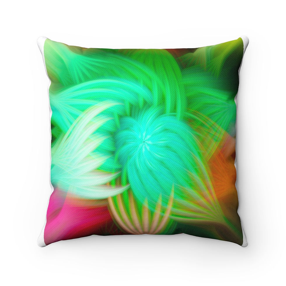 Abstract Throw Pillow