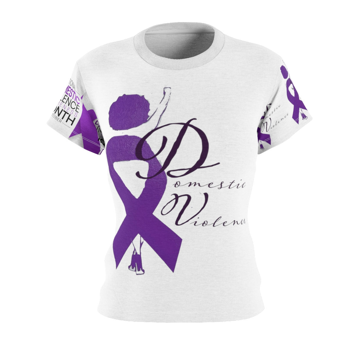 Stop Domestic Violence Womens Tee 