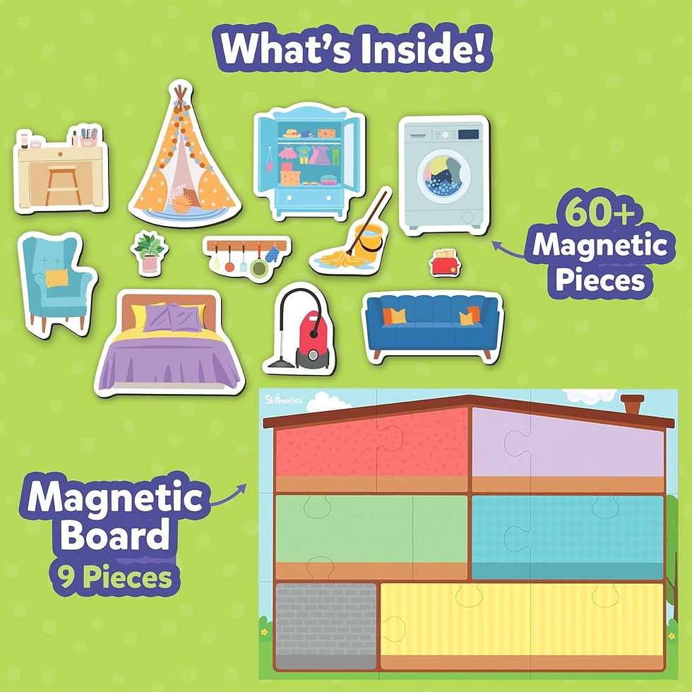 Thumbnail: Skillmatics Magnetopia - Design your own Home