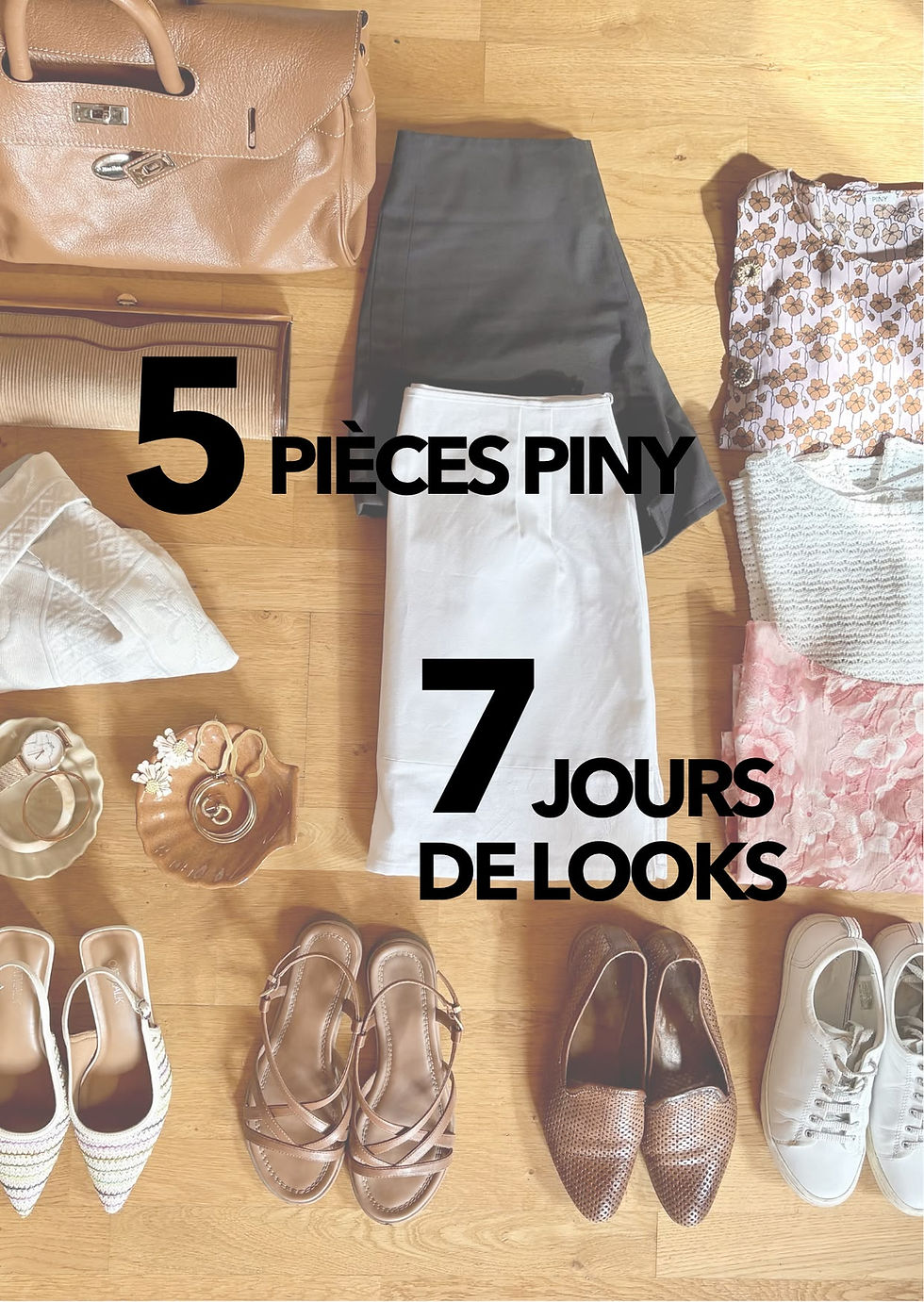 5 pièces, 7 looks pour une semaine