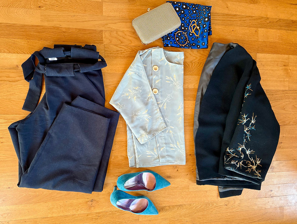  look de soirée avec le pantalon Gérald