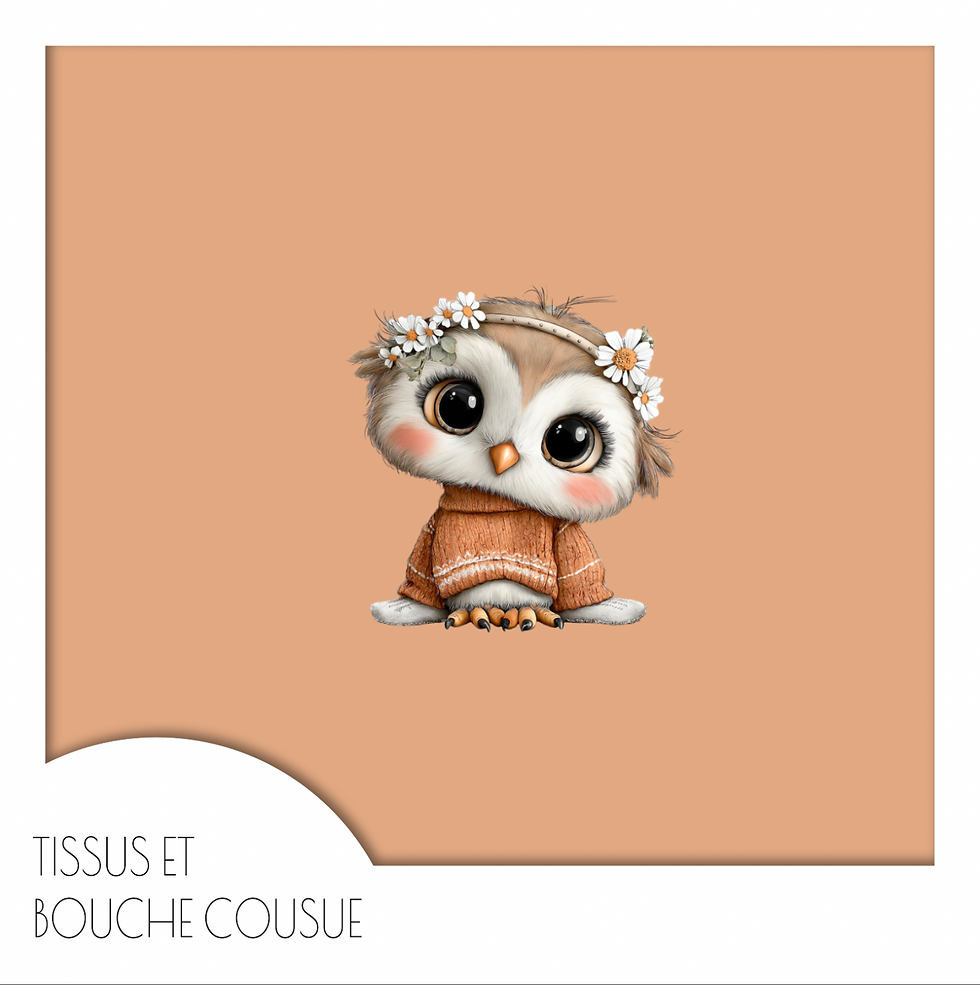 CHOUETTE-VICHY-ORANGE-PANNEL