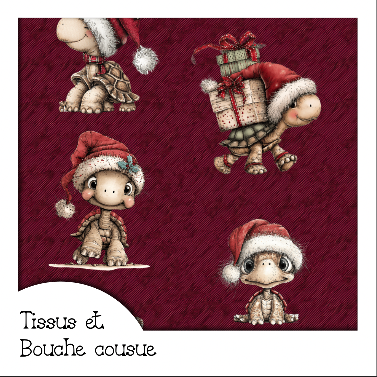TORTUES FESTIVES-ROUGE