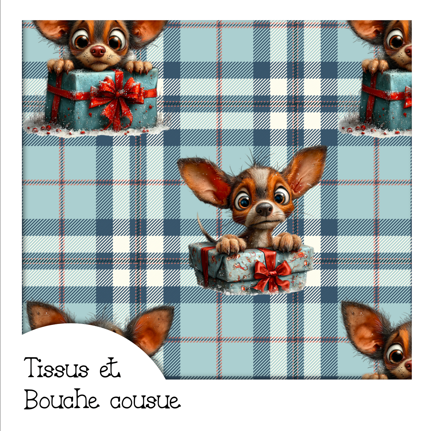 CHIHUAHUAS-PLAID
