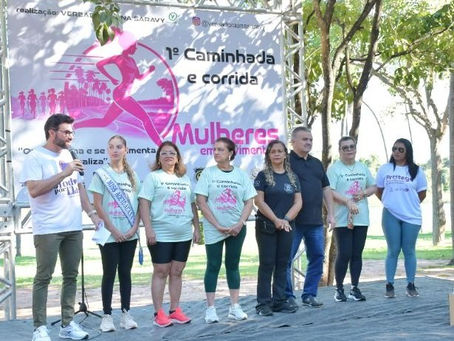 Corrida Mulheres em Movimento reúne público na Lagoa Comprida em Aquidauana