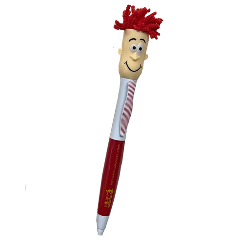 Lochearnhead Red Mop Head Pen with Highlighter HCSC