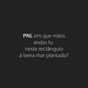 EM QUE MÃOS ANDAS TU PNL?
