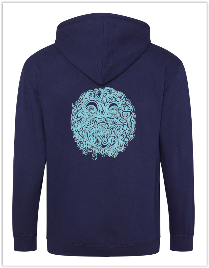 Thumbnail: Full Zipped Hoodie - Oxford Navy