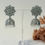 Thumbnail: Sitara Shine - Crystal Bloom Jhumka Earrings