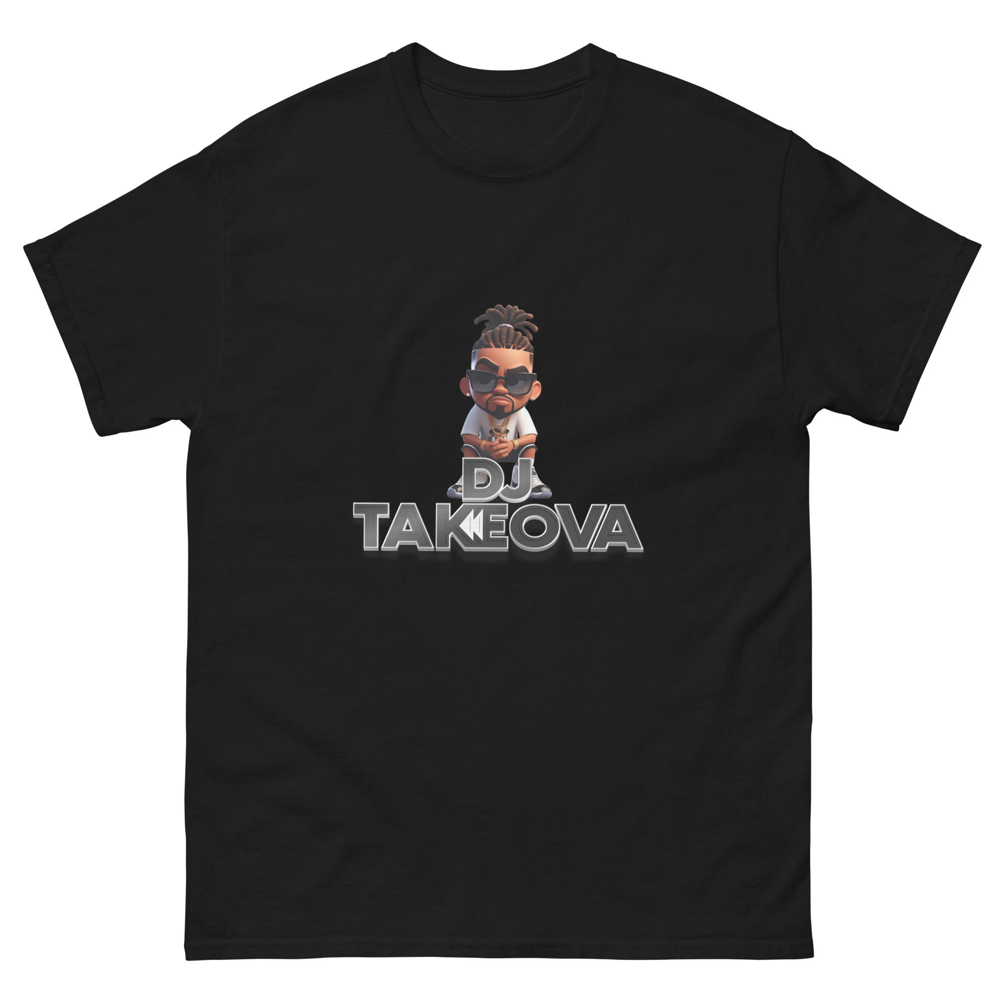 Dj Takeova Character T Shirt – Black