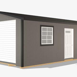 12x24 garage shed delivered in Nichols NY.