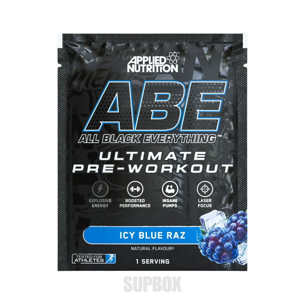 Applied Nutrition ABE Ultimate Pre-Workout 12.5g Icy Blue Razz – pre-workout sample from Supbox