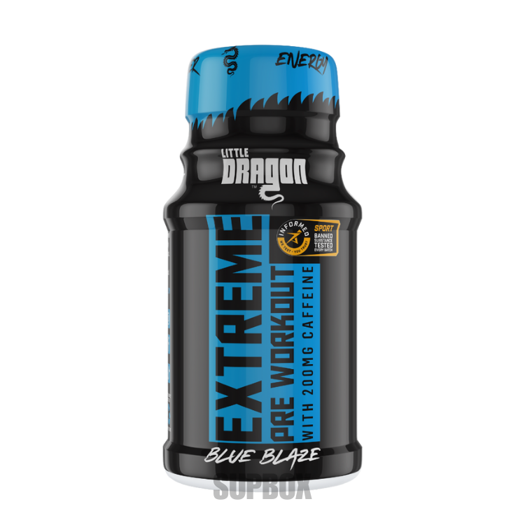 Little Dragon Pre-Workout Shot 60ml Blue Blaze – pre-workout shot sample from Supbox