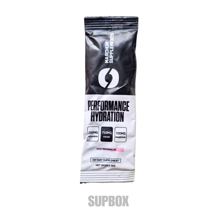 Macron Elements Performance Hydration 10g sour watermelon electrolyte drink mix sachet in Supbox selection boxes
