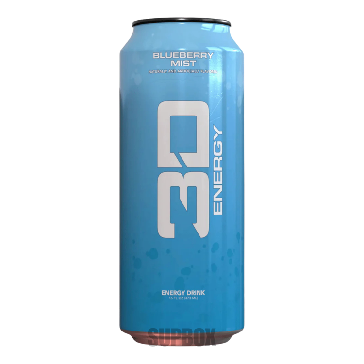 3D Energy Drink 473ml Blueberry Mist energy drink can in Supbox selection boxes