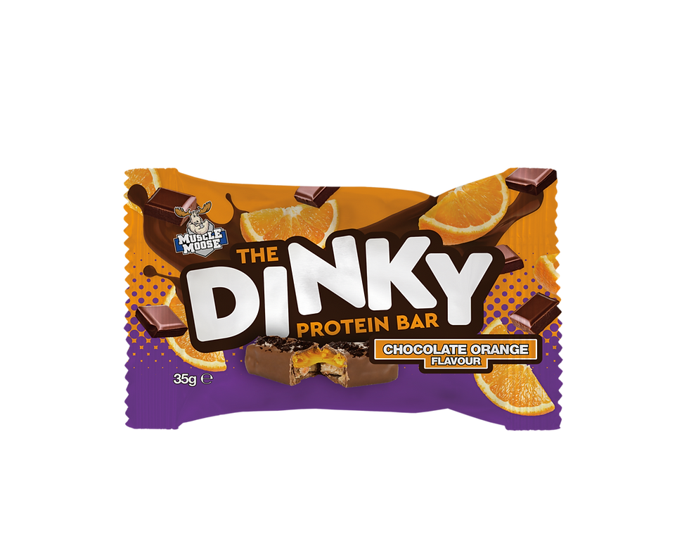 Muscle Moose The Dinky Protein Bar 35g Chocolate Orange – protein bar sample from Supbox