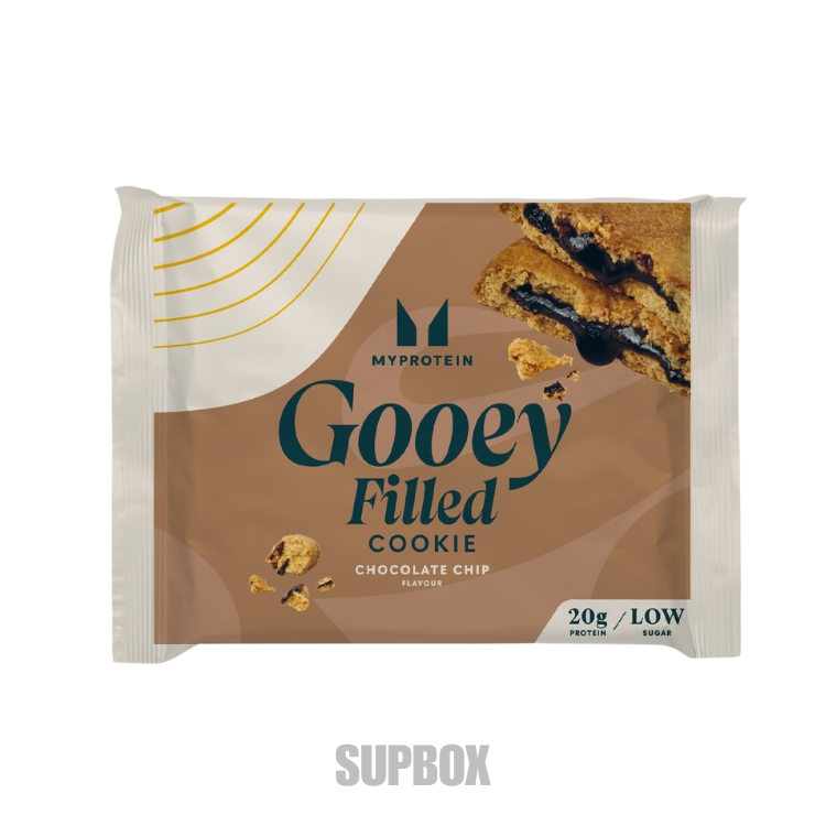 MyProtein Gooey Filled Cookie 75g Chocolate Chip – filled protein cookie sample from Supbox