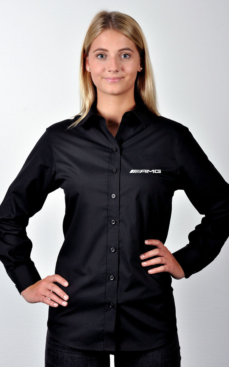 AMG Langarm Bluse Damen