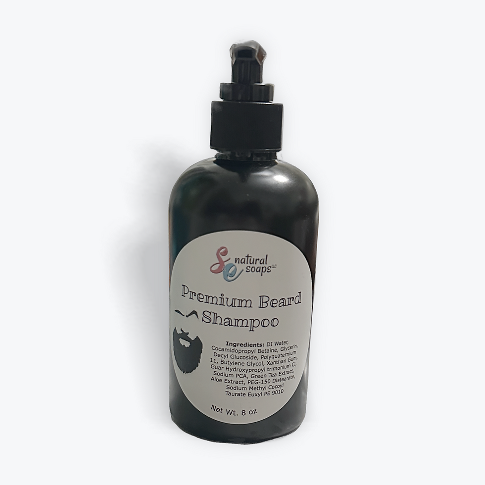 Thumbnail: premium beard wash in a black bottle on a white background