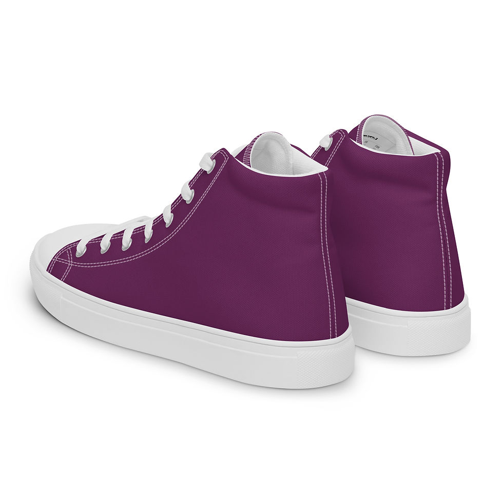 Miniature : High top canvas shoes