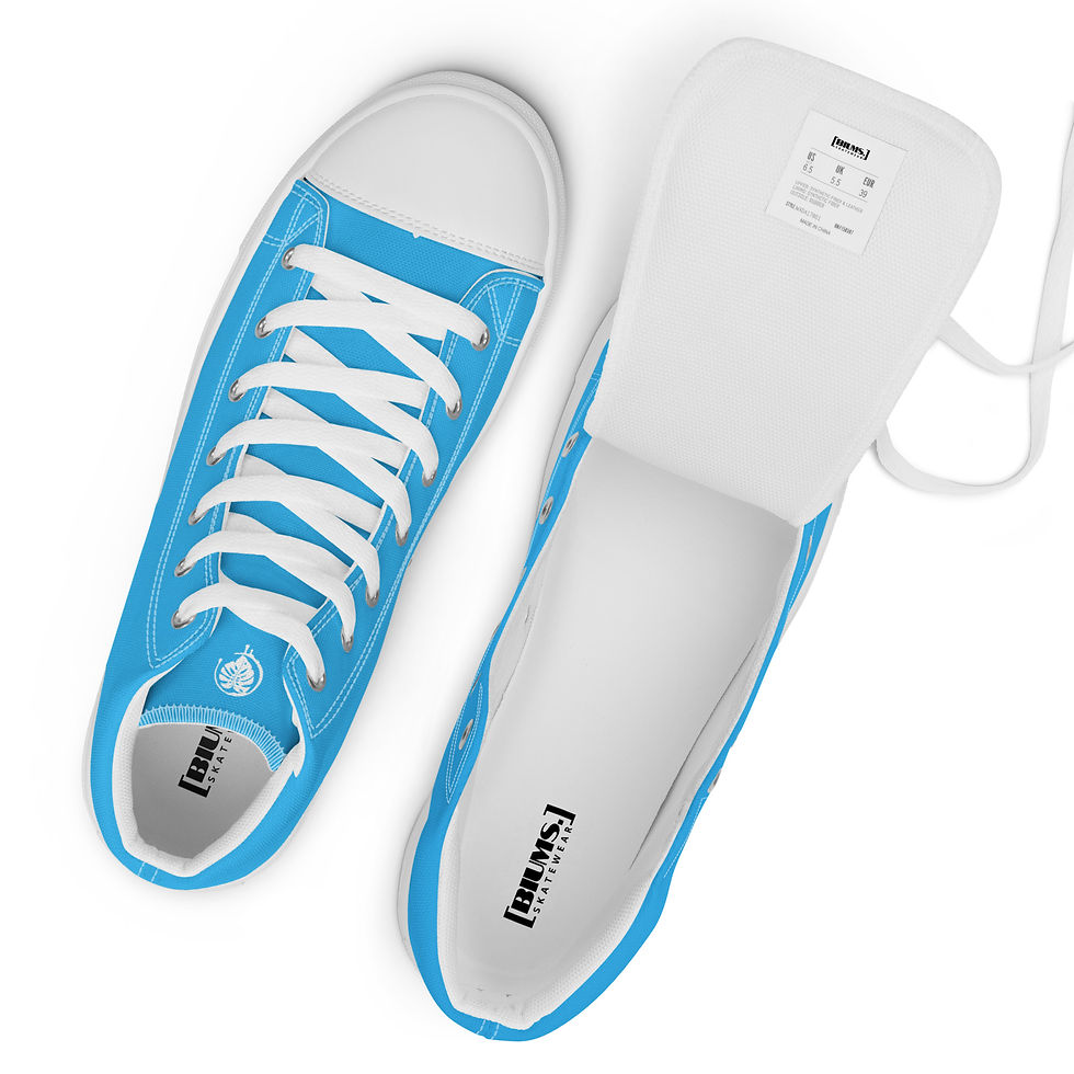 Miniature : High top canvas shoes
