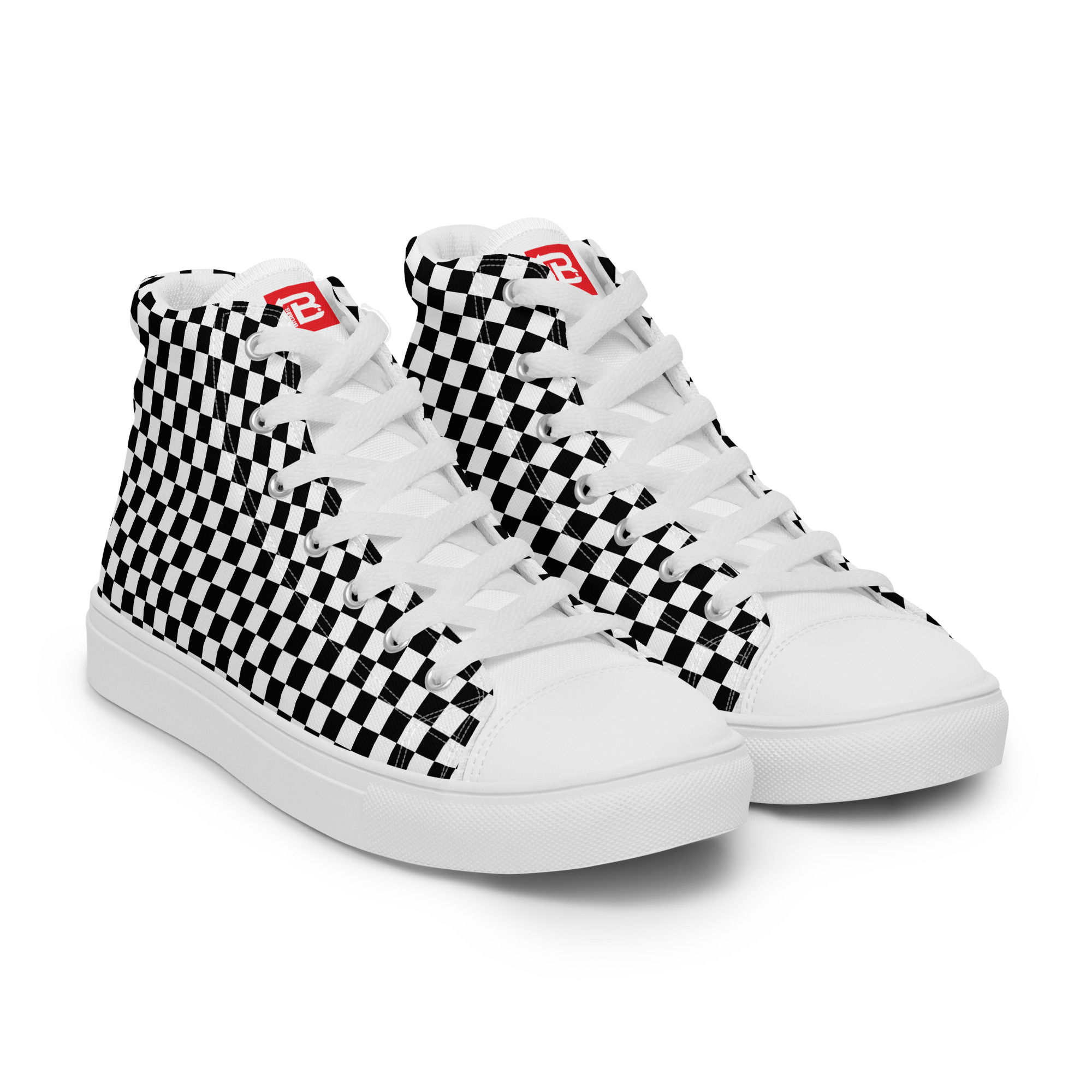 High top canvas shoes