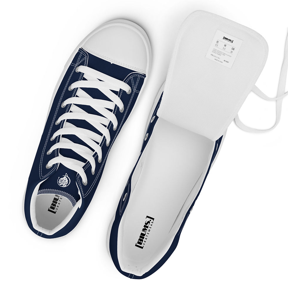 Miniature : High top canvas shoes