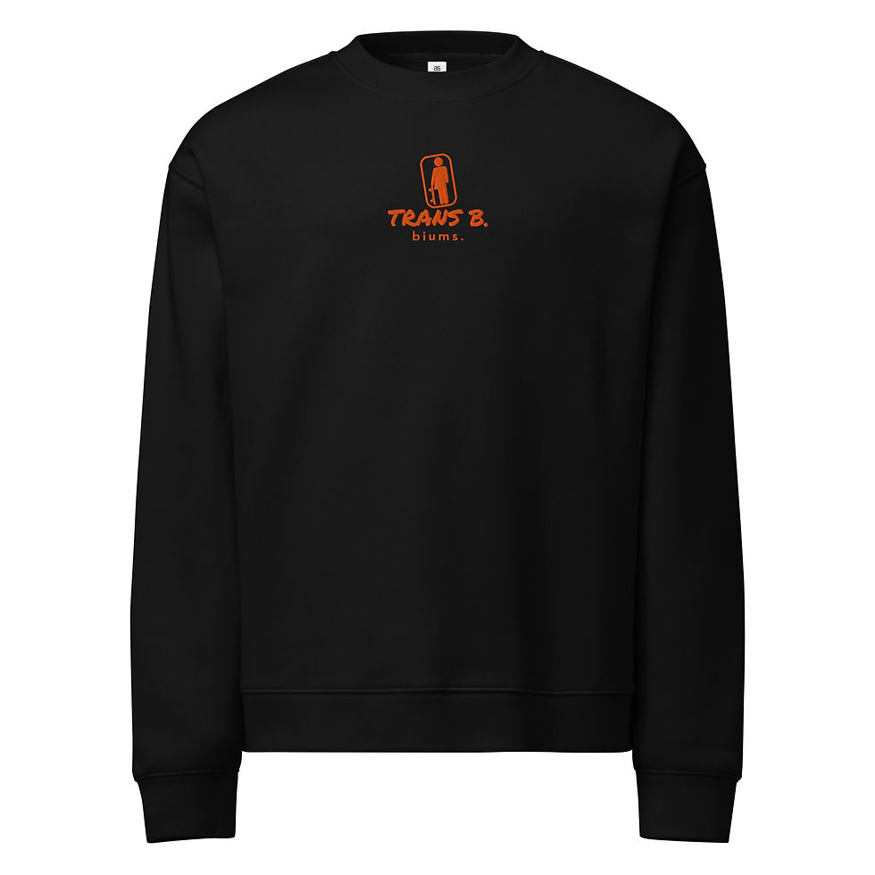 Unisex relax crew neck sweatshirt